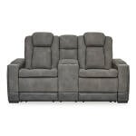 Next-Gen Durapella Power Reclining Loveseat with Console