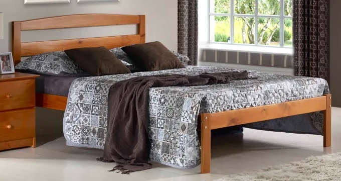 Berkeley Full Platform Bed – Pecan Berkeley Full Platform Bed - Pecan - Image 1