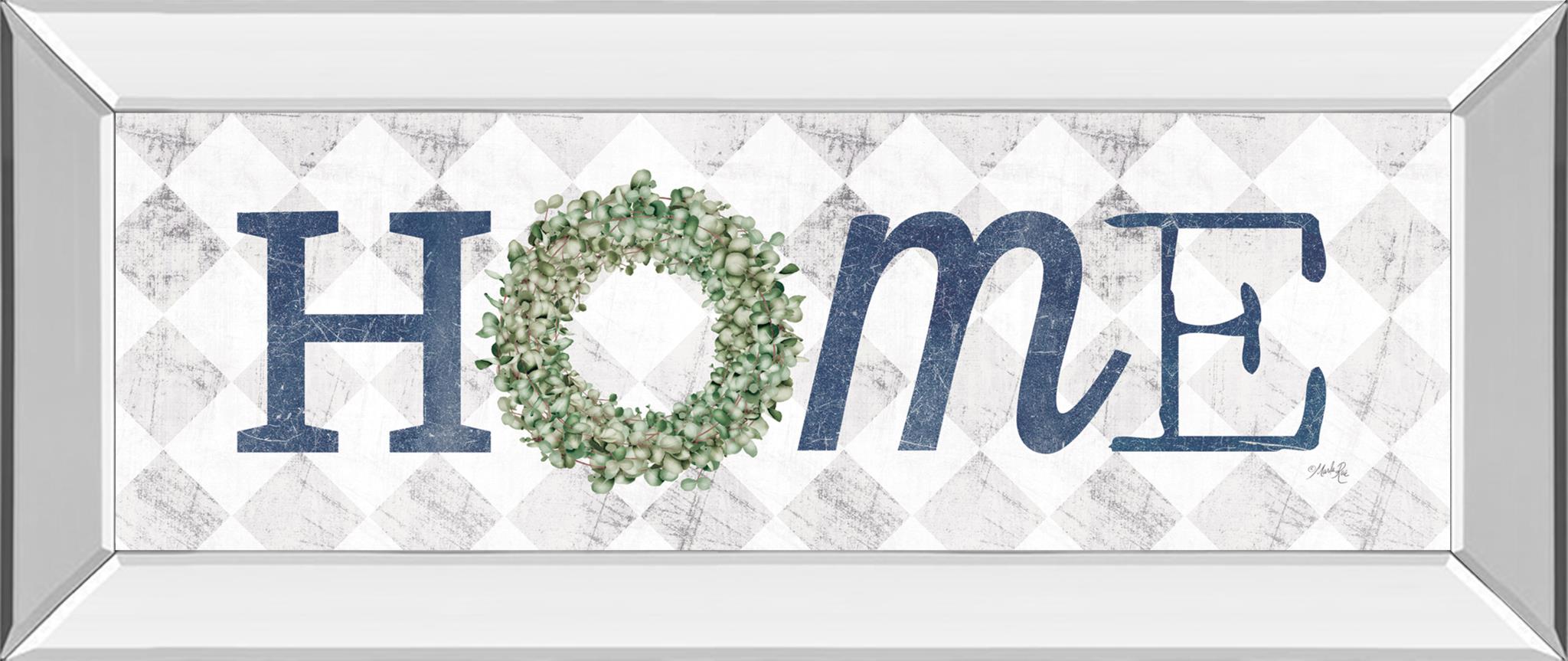 Home w/ Eucalyptus Wreath I Home w/ Eucalyptus Wreath I - Image 1