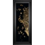 Gilded Peacock Triptych I