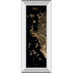 Gilded Peacock Triptych I