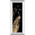 Gilded Peacock Triptych III