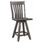 Smoky Mountain 24" Memory Swivel Barstool