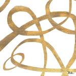 Golden Swirls Square II