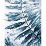 Blue Jungle Leaf II
