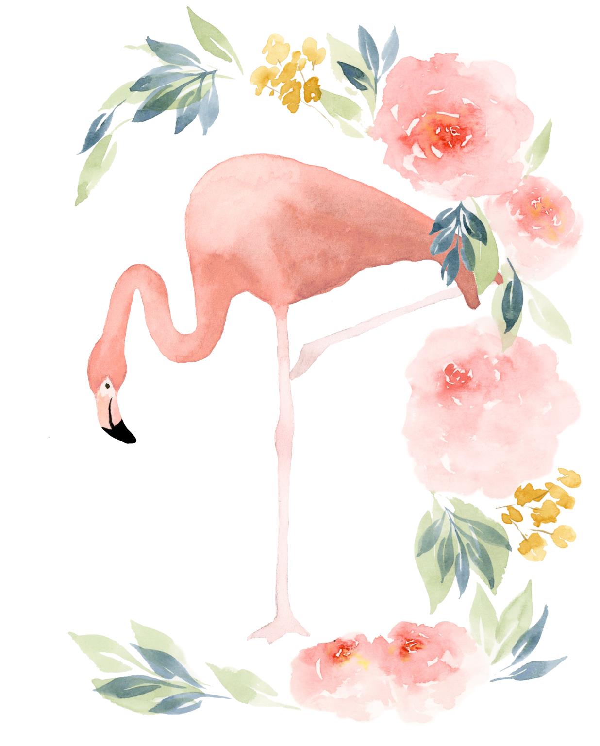 Floral Flamingo I Floral Flamingo I - Image 1