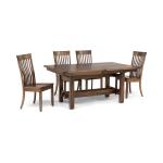 Sutter Mills Hickory Table And 4 Chairs