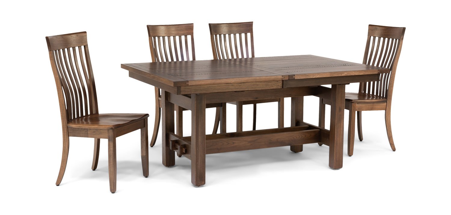 Sutter Mills Hickory Table And 4 Chairs Sutter Mills Hickory Table And 4 Chairs - Image 1