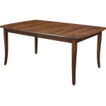 Solid Round Top Eased Edge Bar Height Table with Dutch Feet - Image 2