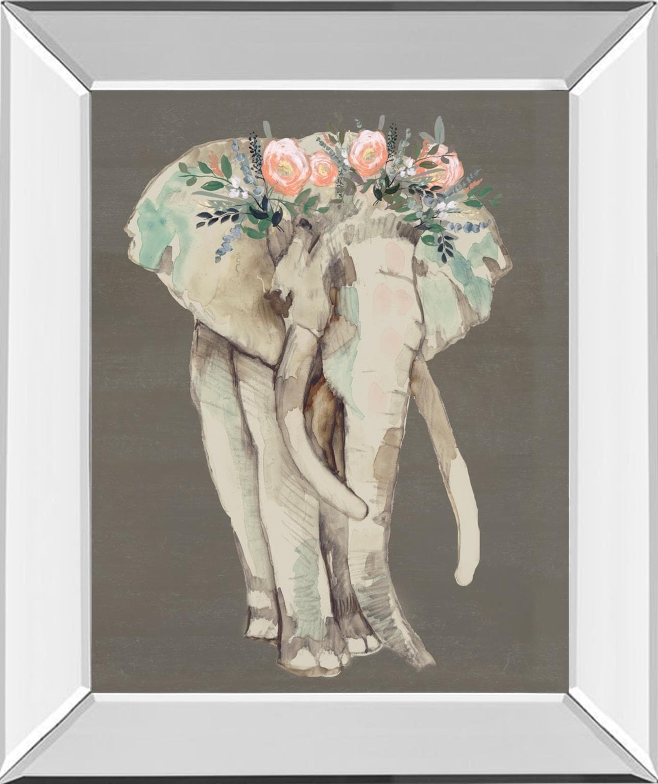 Flower Crown Elephant I Flower Crown Elephant I - Image 1