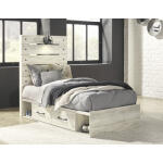 Cambeck Twin Panel Bed with 4 Storage Drawers