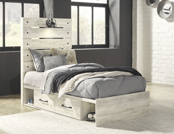 2d3eeaba017704b612aebad91ecf6487 Cambeck Twin Panel Bed with 4 Storage Drawers - Image 1