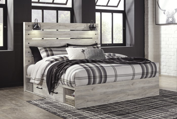 b7d538b0ff32ff5e8cf6f2696b1d3b24 Cambeck King Panel Bed with 4 Storage Drawers - Image 1