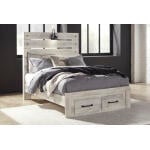 Cambeck Full Panel Bed with 2 Storage Drawers