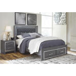 Lodanna Queen Panel Bed with 2 Storage Drawers