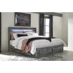 Baystorm King Panel Bed with 4 Storage Drawers
