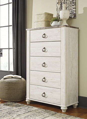 140bea2b69b330c914fbf813350a7c60 Willowton Chest of Drawers - Image 1
