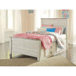Willowton Full Panel Bed with 2 Storage Drawers