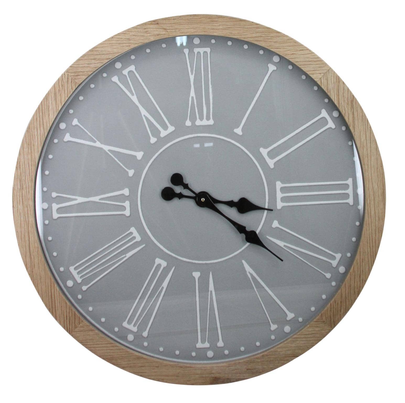 Wood Wall Clock HB1047B Wood Wall Clock HB1047B - Image 1