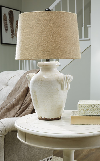 aec22f7b5f2e7fc36e35f6a739ae2ff8 Emelda Table Lamp - Image 1