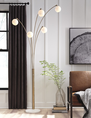 a6de2e4fb52610e9345ff9c9d70245c4 Taliya Arc Lamp - Image 1