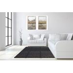Hand Painted Textured Canvas in Frame (Set) - Image 2