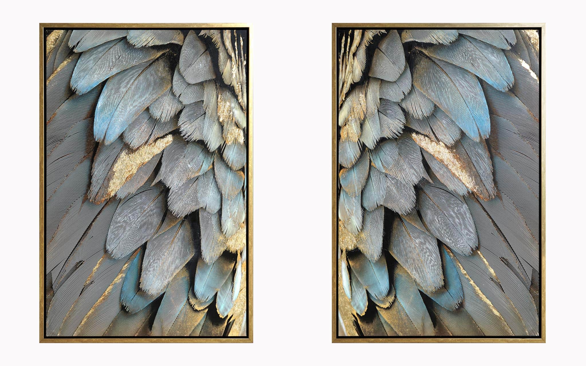 Hand Painted Textured Canvas in Frame Hand Painted Textured Canvas in Frame - Image 1