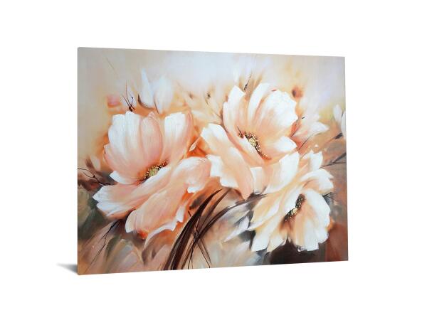 Hand Painted Textured Canvas in Frame - Image 2