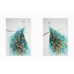 Hand Painted Textured Canvas in Frame (Set)