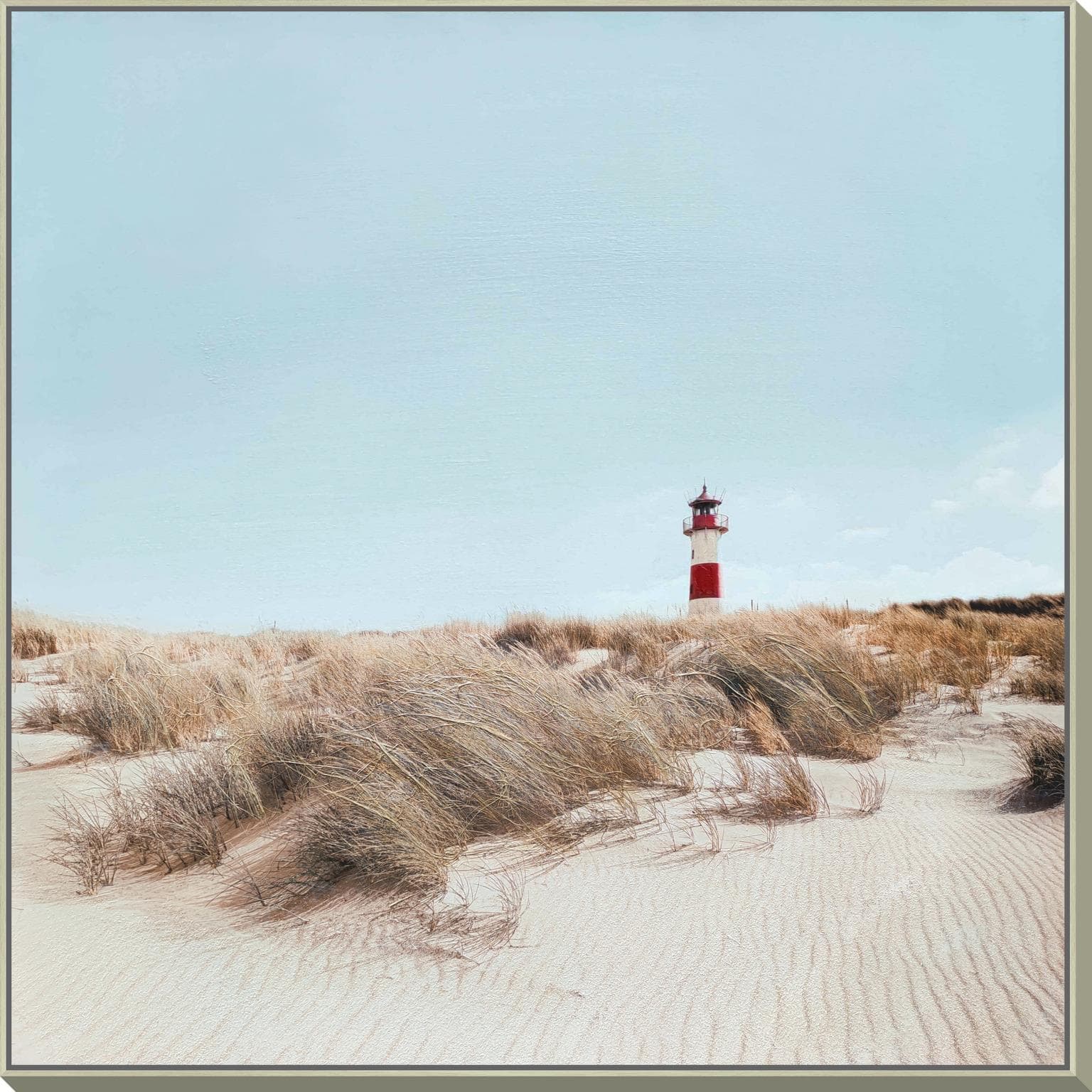 Hand Painted Textured Canvas in Frame Hand Painted Textured Canvas in Frame - Image 1