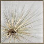 Hand Painted Textured Canvas in Frame