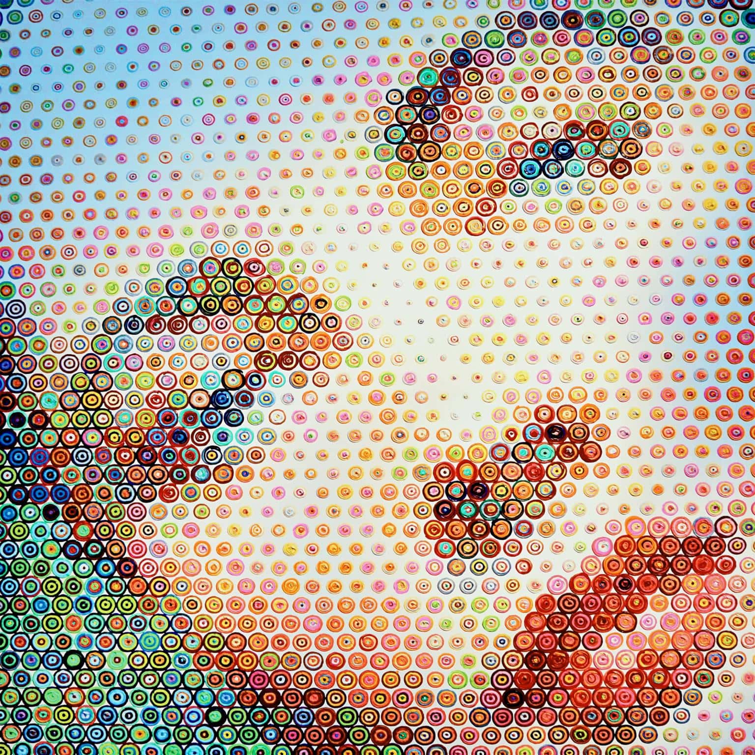 Hand Painted Textured Canvas Hand Painted Textured Canvas - Image 1
