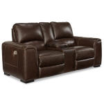 Alessandro Power Reclining Loveseat with Console