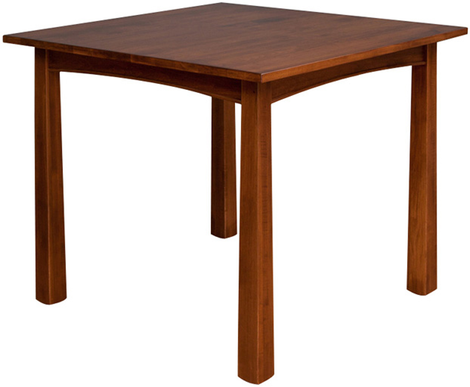 Solid Straitcut Top Eased Edge Bar Height Table with Exeter Legs Solid Straitcut Top Eased Edge Bar Height Table with Exeter Legs - Image 1