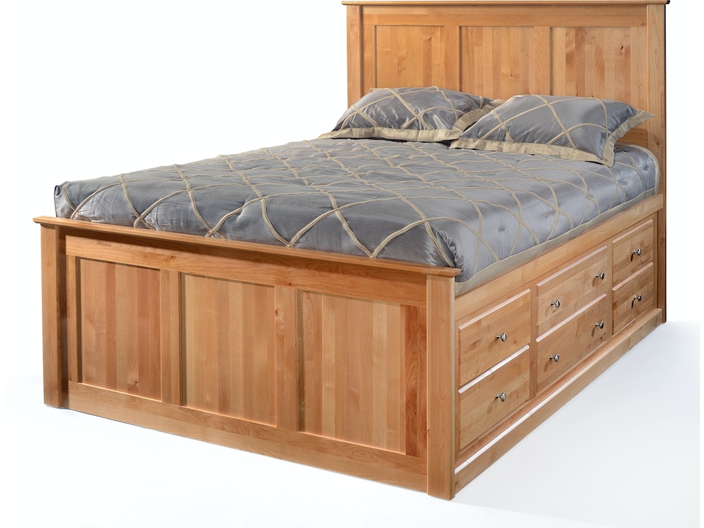 Tall 6 Drawer Pedestal Cal King Tall 6 Drawer Pedestal Cal King - Image 1