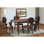 Helvetica Solid Moderna Top Waterfall Edge Bar Height Table - Image 2