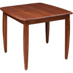 Helvetica Solid Moderna Top Waterfall Edge Bar Height Table