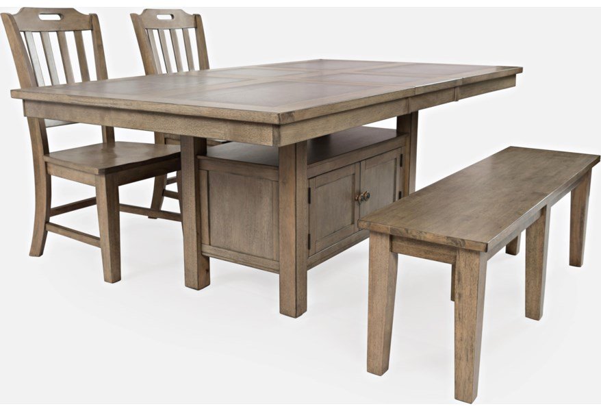 Prescott Park Collection 4-Piece Dining Table And Chair Set Prescott Park Collection 4-Piece Dining Table And Chair Set - Image 1