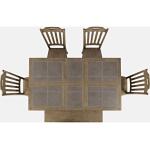 Prescott Park Collection 6-Piece Dining Table And Chair Set - Image 3