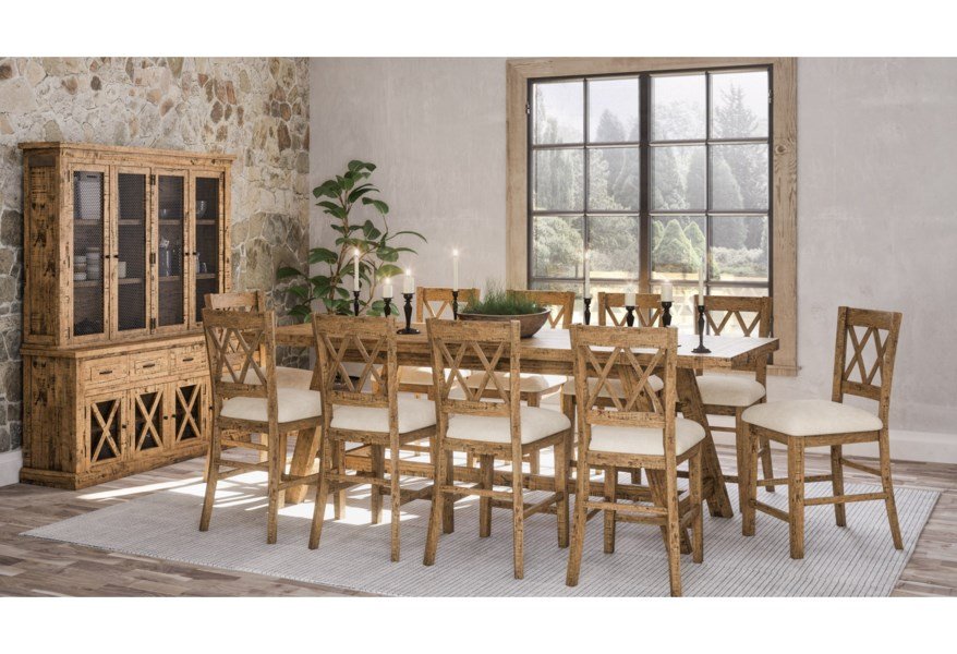 Telluride Collection 11-Piece Counter Height Table And Chair Set Telluride Collection 11-Piece Counter Height Table And Chair Set - Image 1