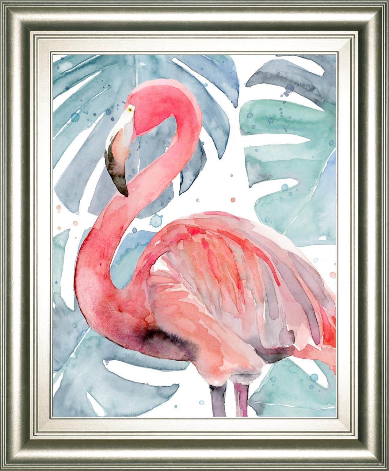 Flamingo Splash II BY Annie Warren Flamingo Splash II BY Annie Warren - Image 1