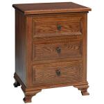 Berkshire 3 Drawer Nightstand