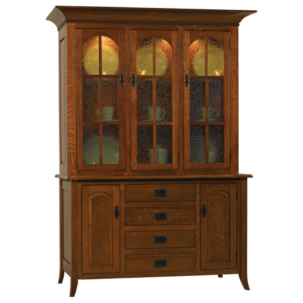 Bunker Hill 2 Door Hutch W/ Drawers – Full Doors Bunker Hill 2 Door Hutch W/ Drawers – Full Doors - Image 1
