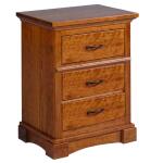 Crystal Lake 3 Drawer Nightstand