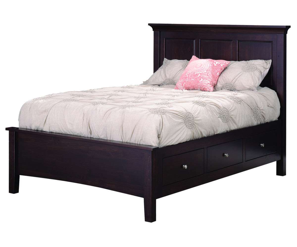 Panel Bed Drawer Unit #TR2496 King Panel Bed Drawer Unit #TR2496 Queen - Image 1