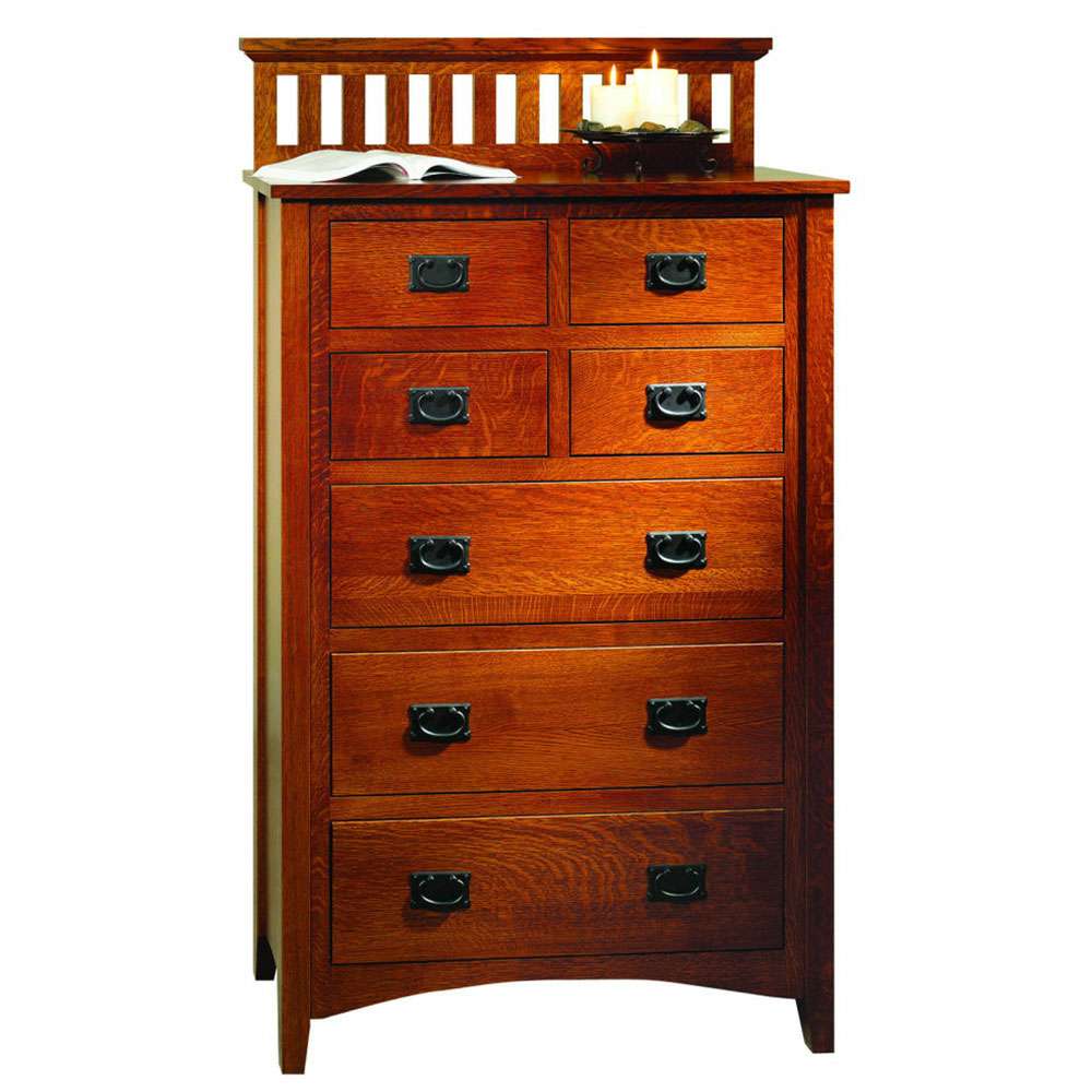 Mission Antique Chest Of Drawers Mission Antique Chest Of Drawers - Image 1