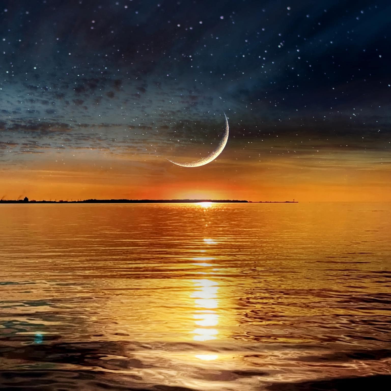 Temp Glass w/ Foil – New Moon Horizon Temp Glass w/ Foil – New Moon Horizon - Image 1
