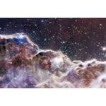 Temp Glass w/ Foil & Rhinestones – James Webb Carina Nebula II
