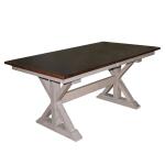 X-Base Double Pedestal Dining Table