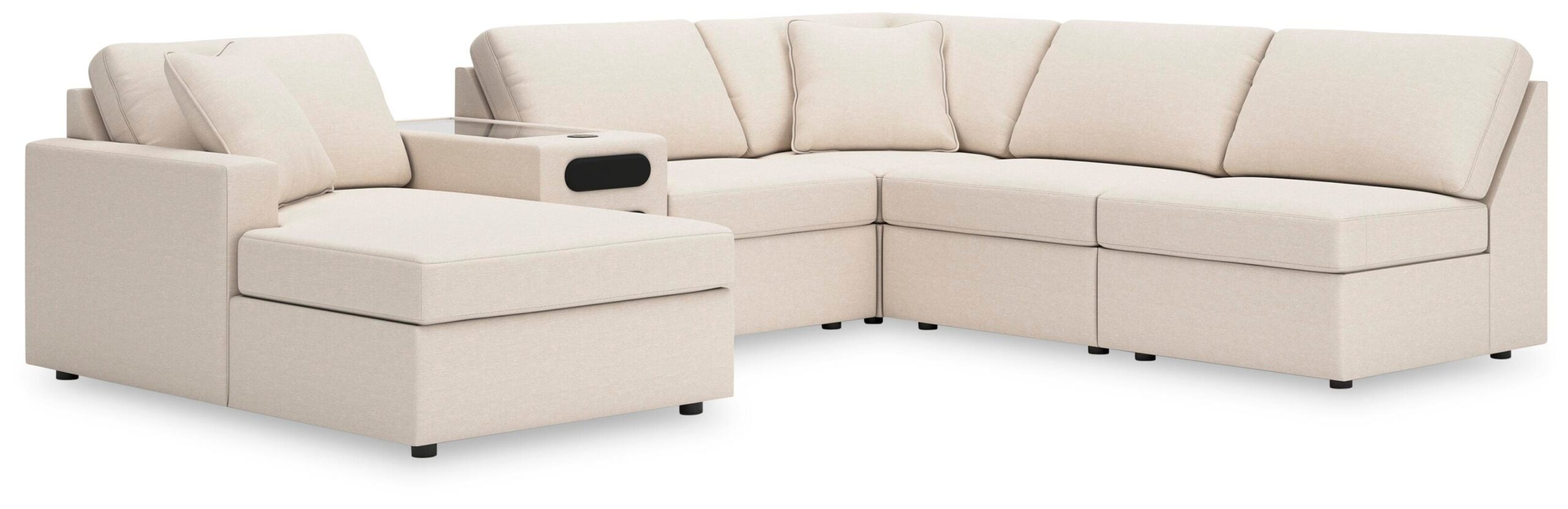58774d6c58f90d0ffadb96f382730e23 Modmax 6-Piece Sectional with Chaise - Image 1